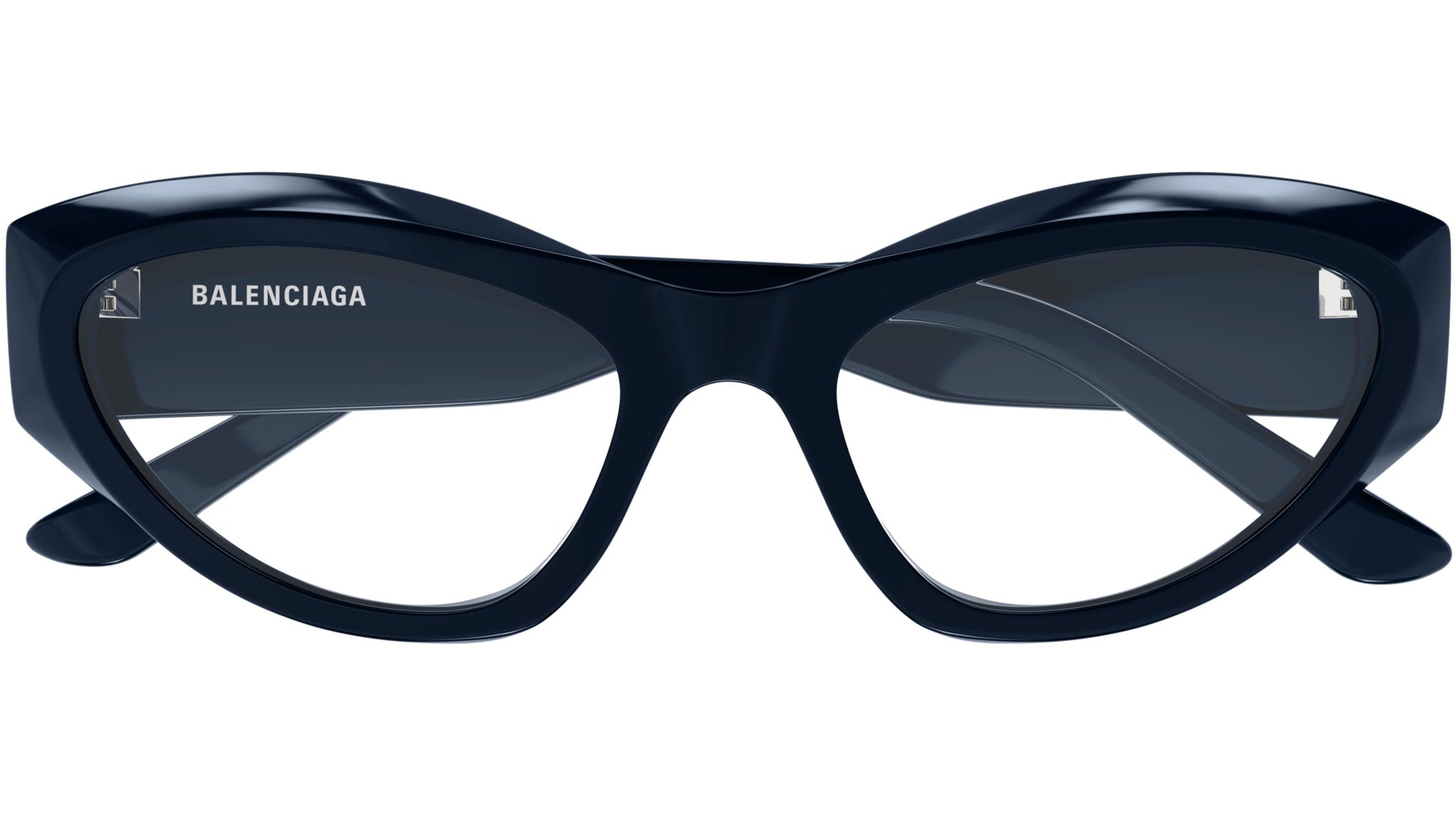 Occhiali da vista BALENCIAGA BB0400O Shiny solid dark blue
