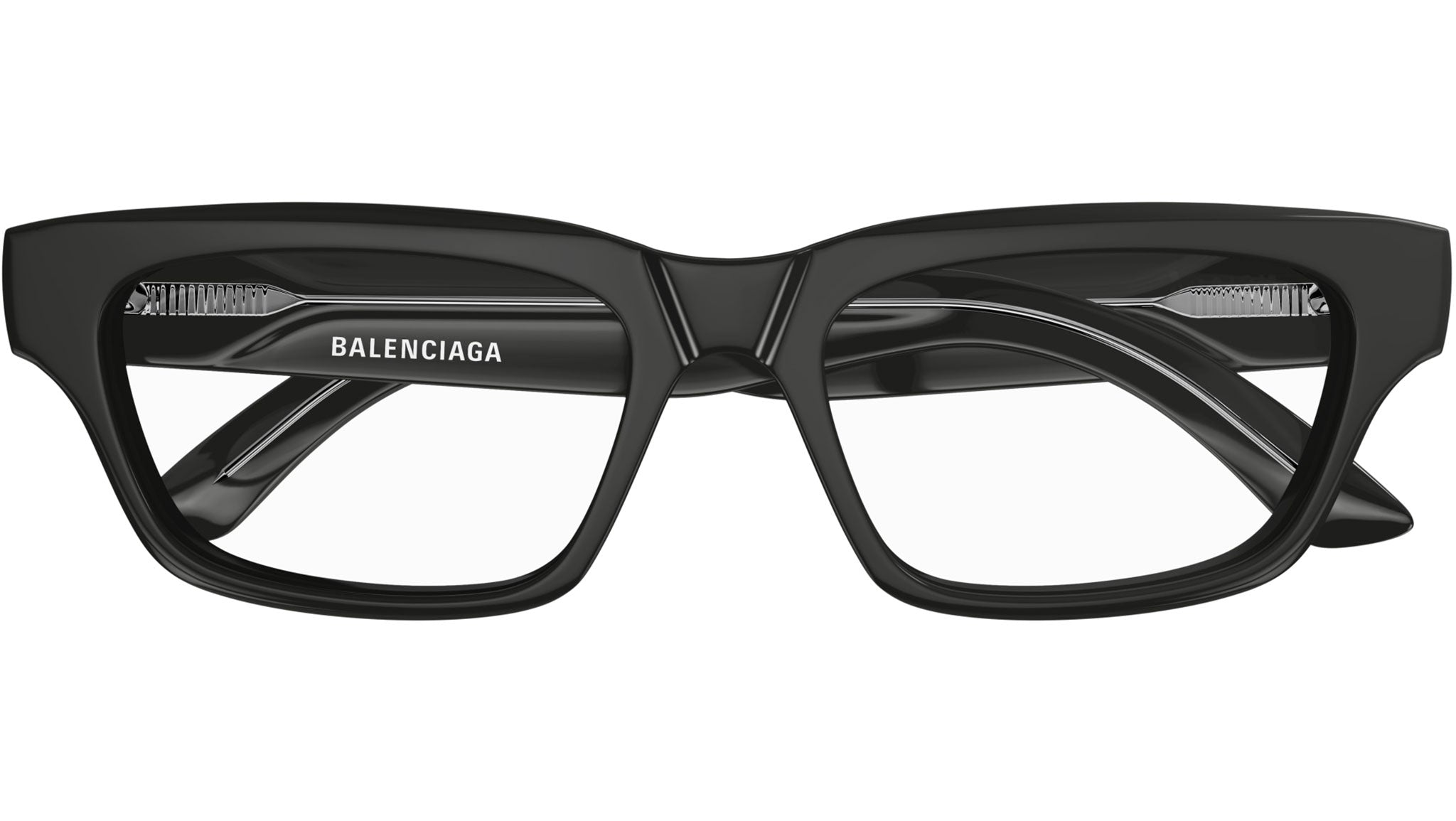 Occhiali da vista BALENCIAGA BB0344O Shiny solid dark grey