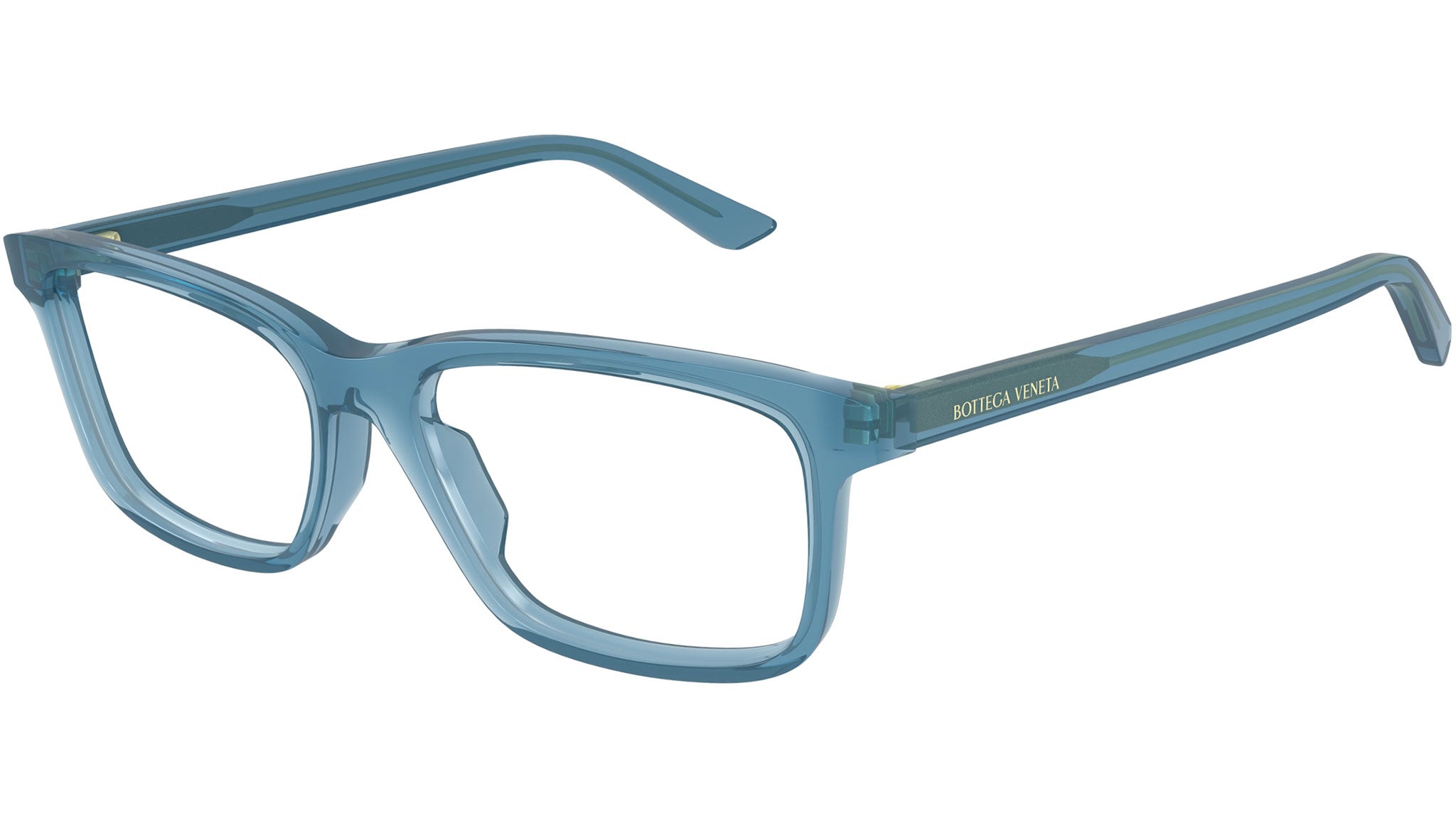 Occhiali da vista BOTTEGA VENETA BV1314O Shiny transparent greyish blue