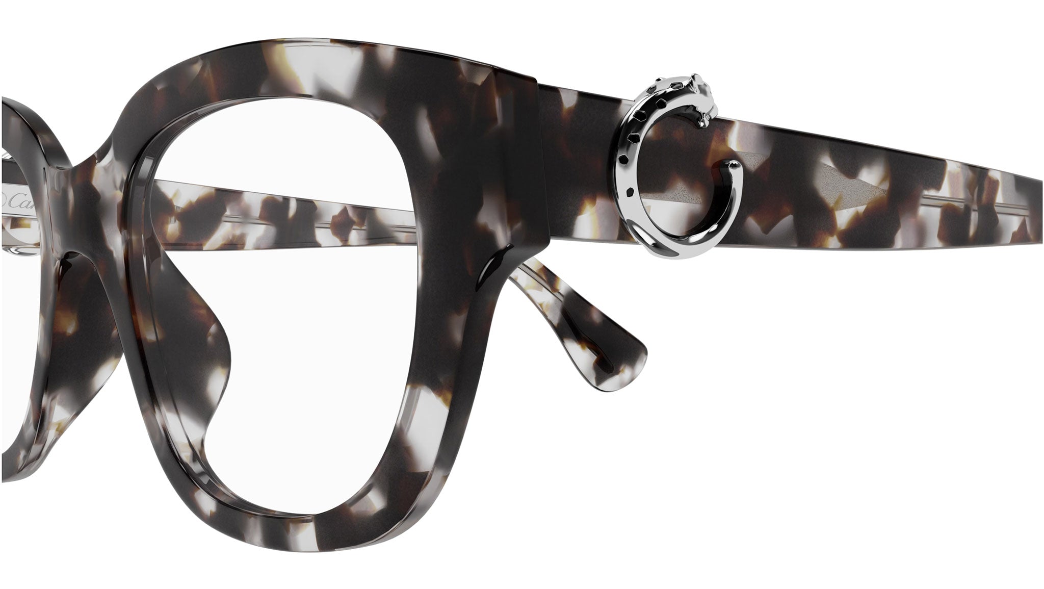 Occhiali da vista CARTIER CT0566O Spotted grey tortoiseshell effect