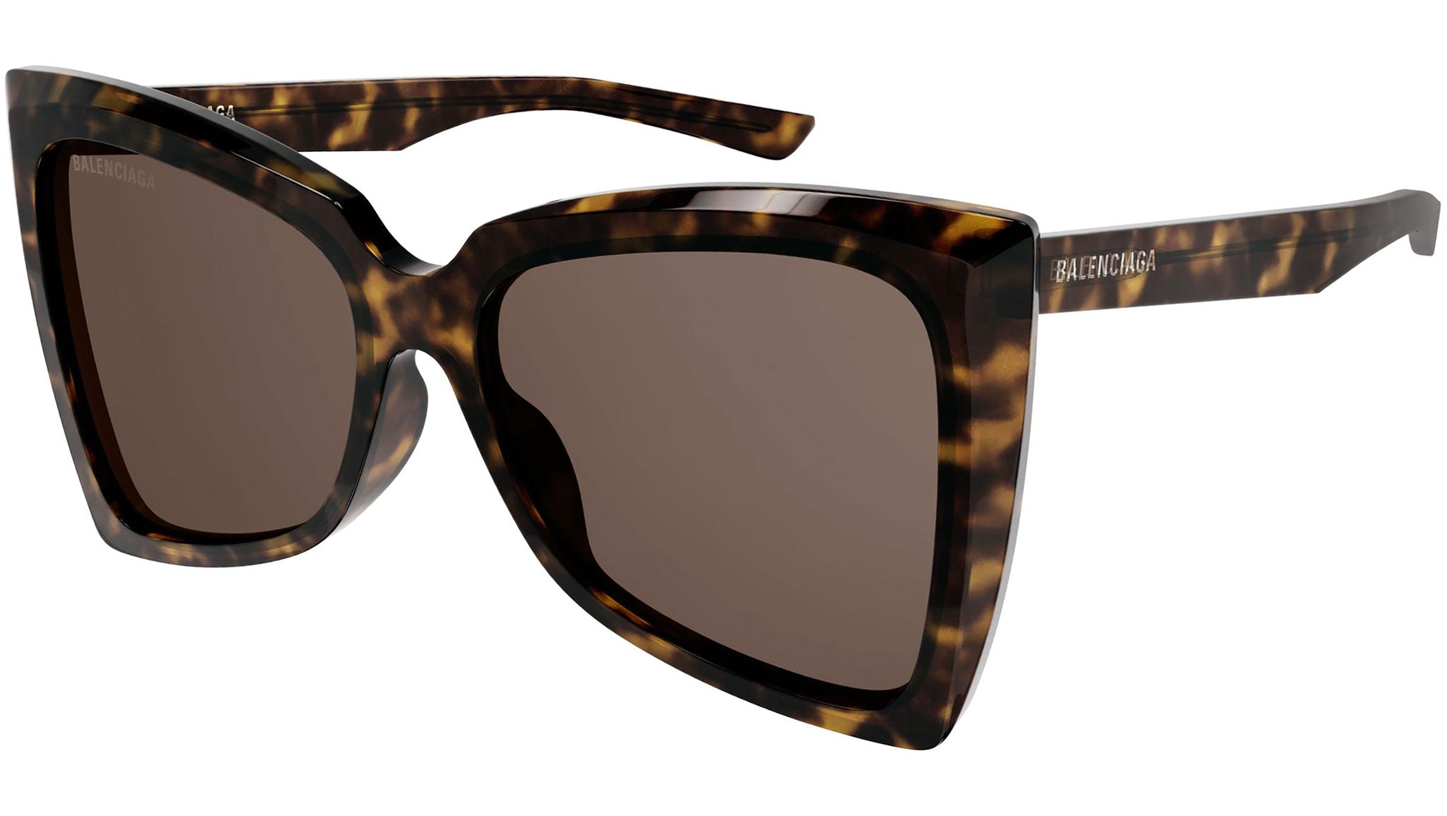 Occhiali da sole BALENCIAGA BB0174S Shiny dark havana