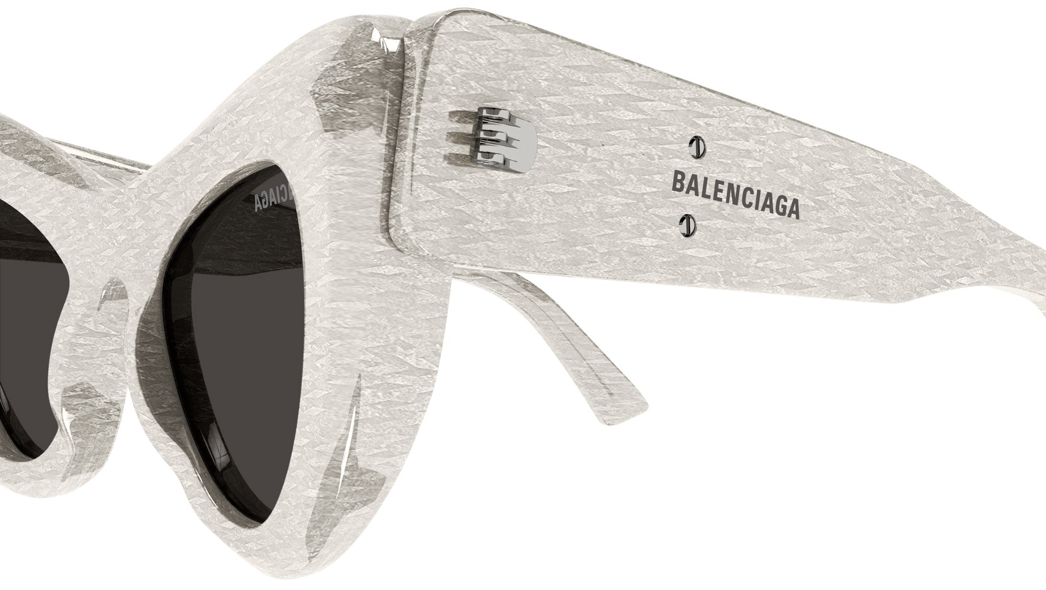 Occhiali da sole BALENCIAGA BB0204S Shiny white carbon fiber