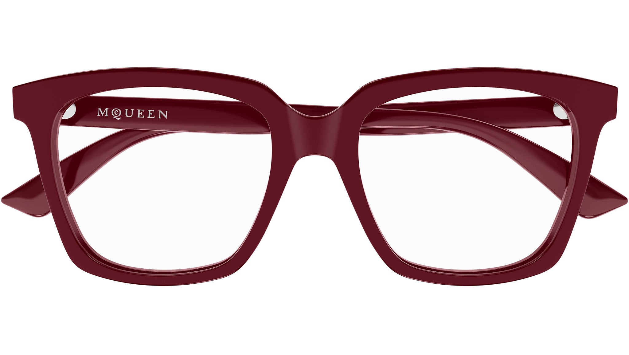 Occhiali da vista ALEXANDER MCQUEEN AM0513O Shiny solid burgundy