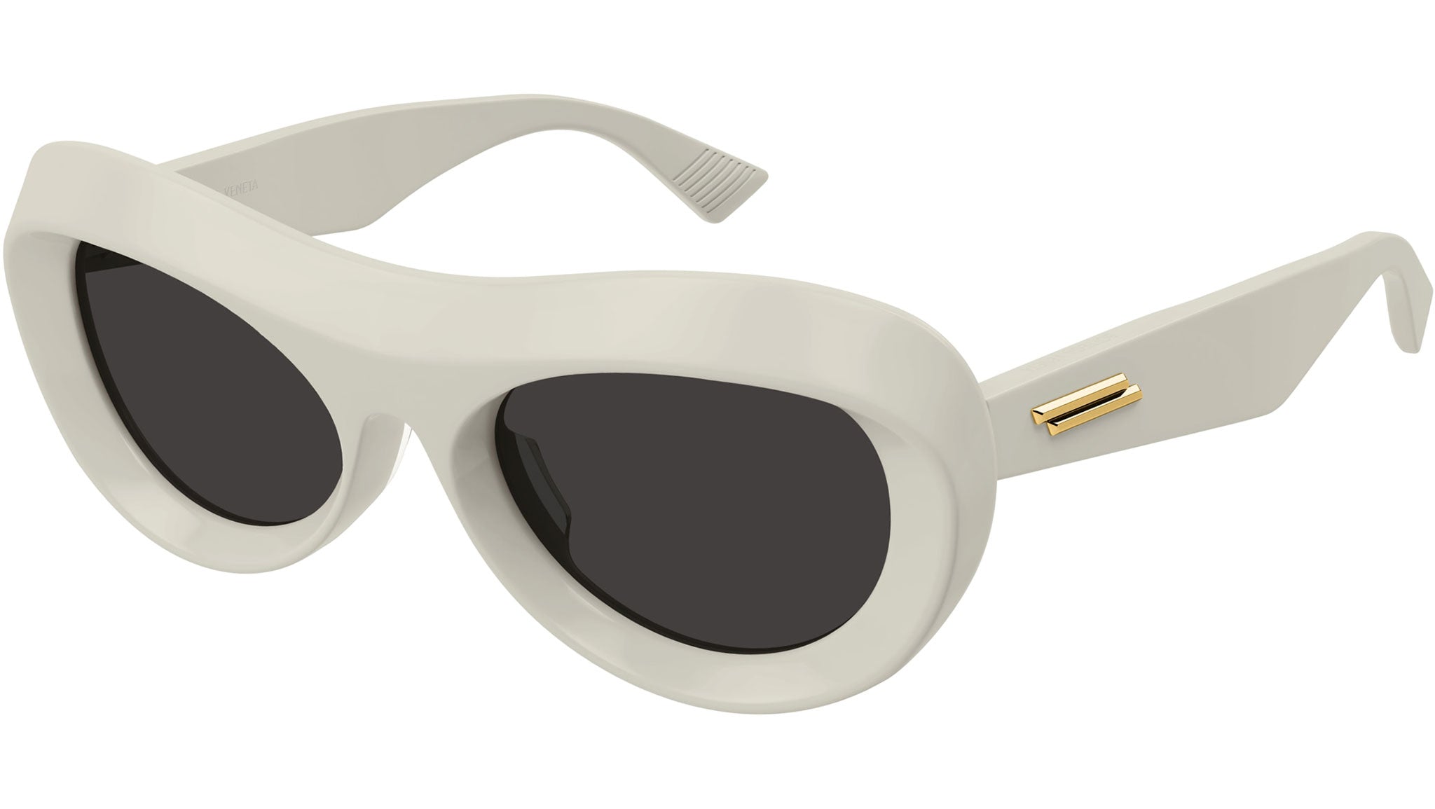 Occhiali da sole BOTTEGA VENETA BV1284S Shiny solid chalk white
