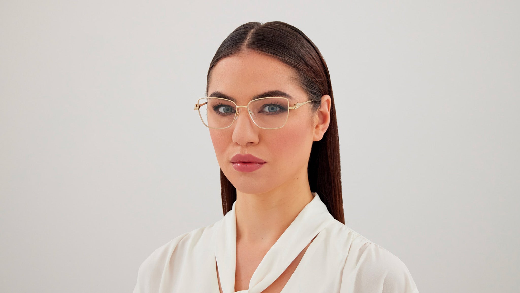 Occhiali da vista CARTIER CT0523O Smooth golden finish