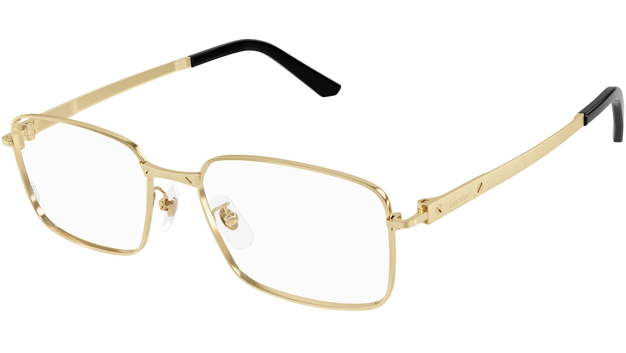 Occhiali da vista CARTIER CT0555OA Smooth and brushed golden finish