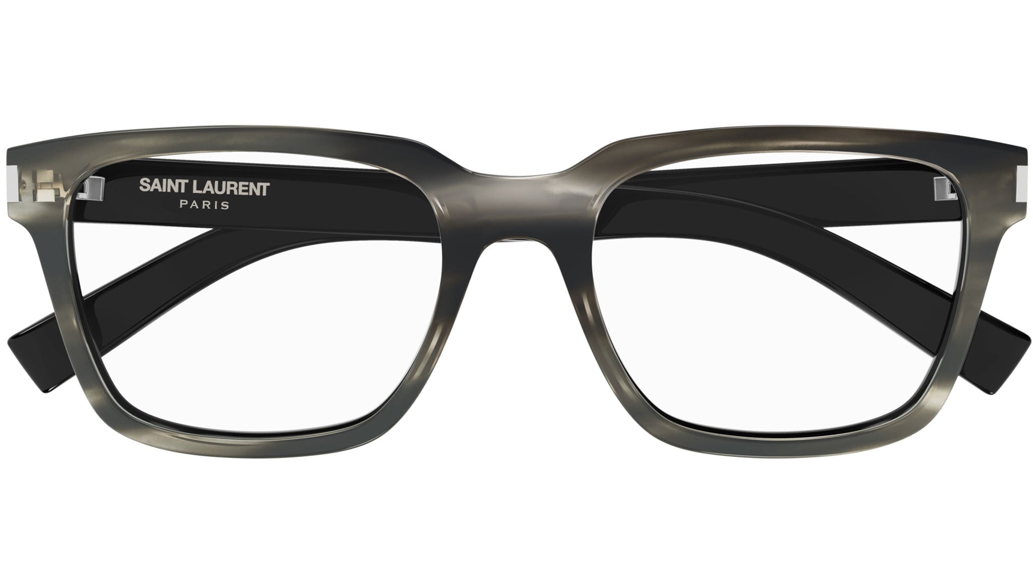 Occhiali da vista SAINT LAURENT SL621 Shiny striated gray havana