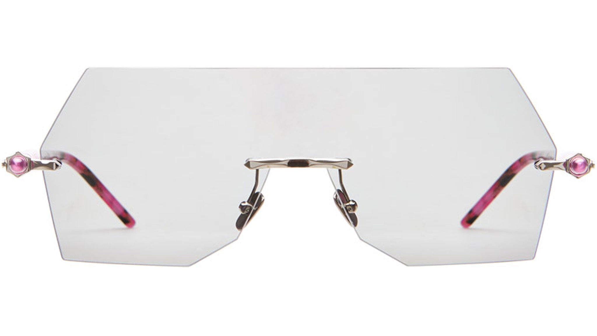 Occhiali da sole KUBORAUM P90 Silver cyclamen havana fuchsia