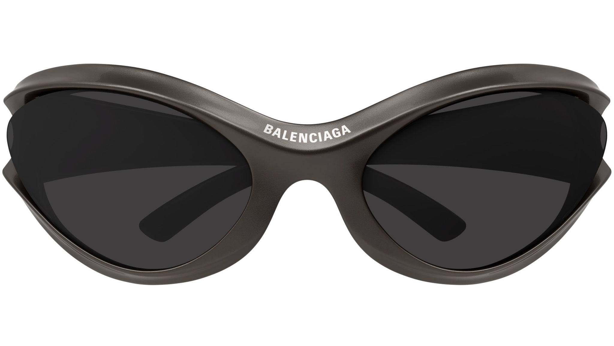 Occhiali da sole BALENCIAGA BB0317S Shiny solid metallic warm grey