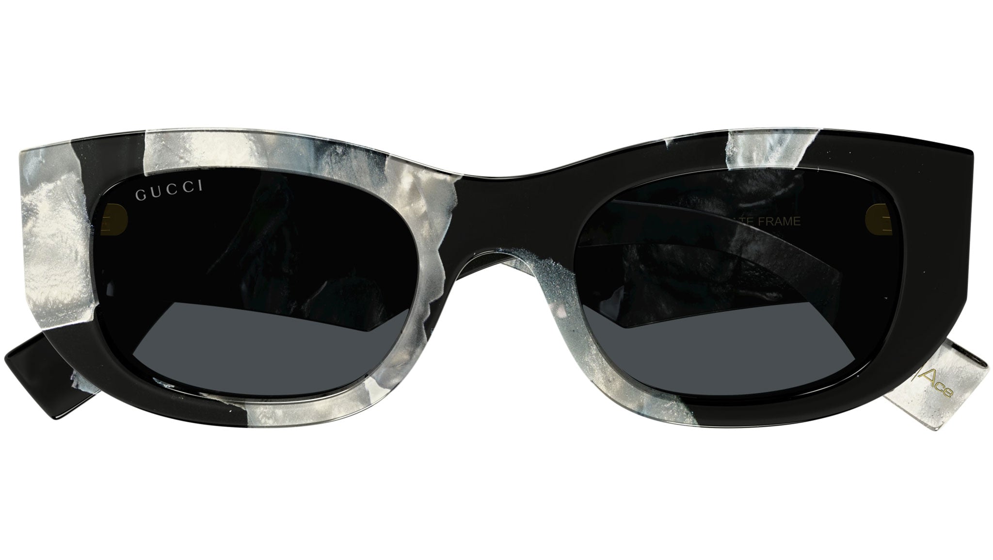Occhiali da sole GUCCI GG1627S Shiny black and white mop havana