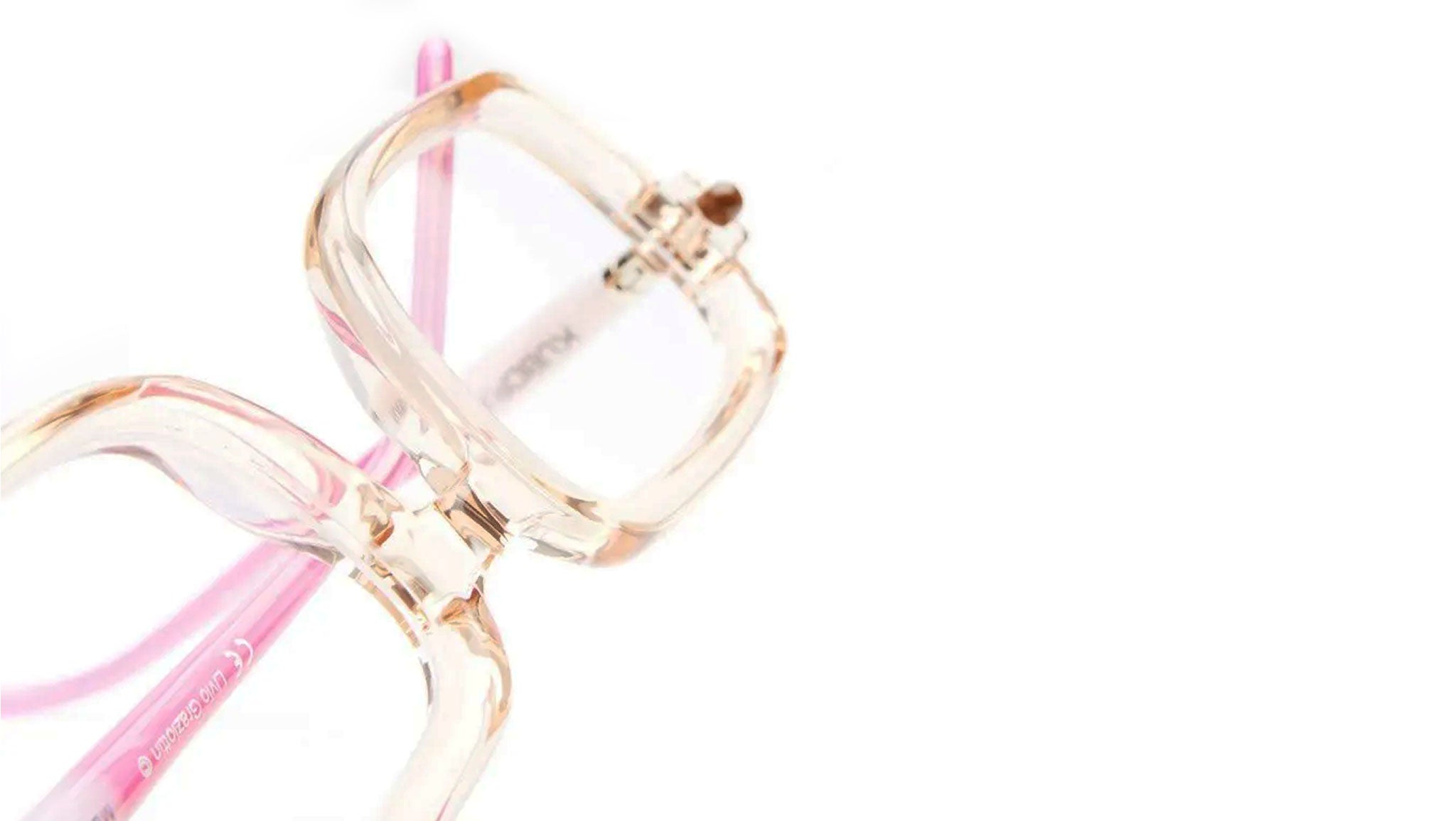 Occhiali da sole KUBORAUM P2 Transparent peach pink