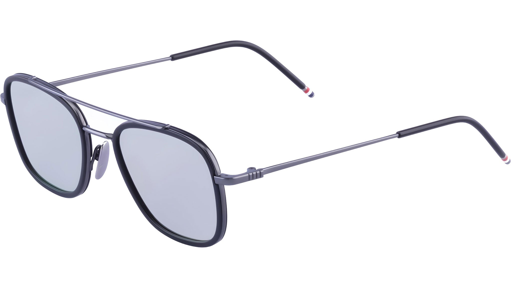Occhiali THOM BROWNE UES800A Matte black silver titanium