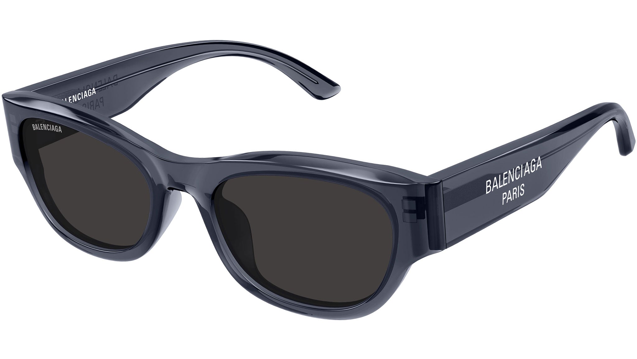 Occhiali da sole BALENCIAGA BB0389SK Shiny transparent dark grey