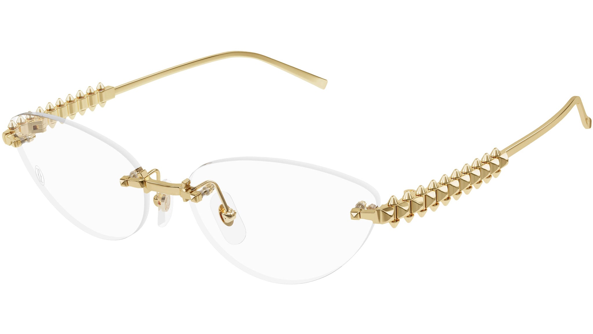 Occhiali da vista CARTIER CT0565O Smooth golden finish
