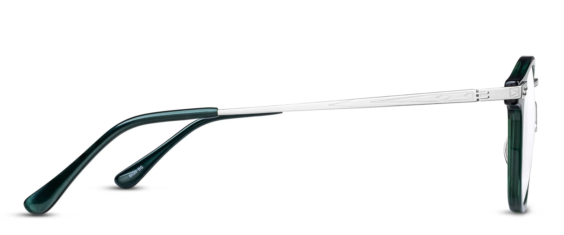 Occhiali da vista MATSUDA 2808H Brushed Silver - Bottle Green
