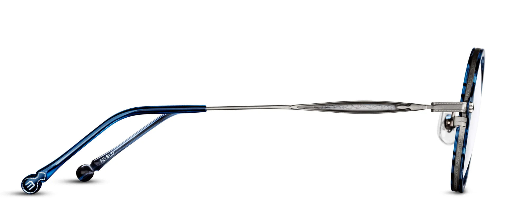 Occhiali da vista MATSUDA M3127 Antique Silver Blue Demi