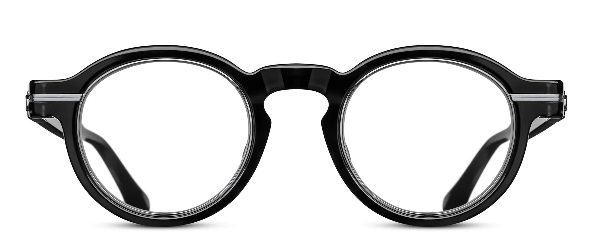 Occhiali da vista MATSUDA M2050 Black Stripe - Brushed Silver