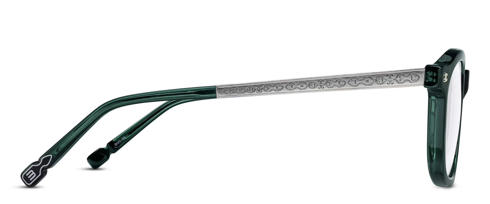Occhiali da vista MATSUDA M2068 Bottle Green - Brushed Silver