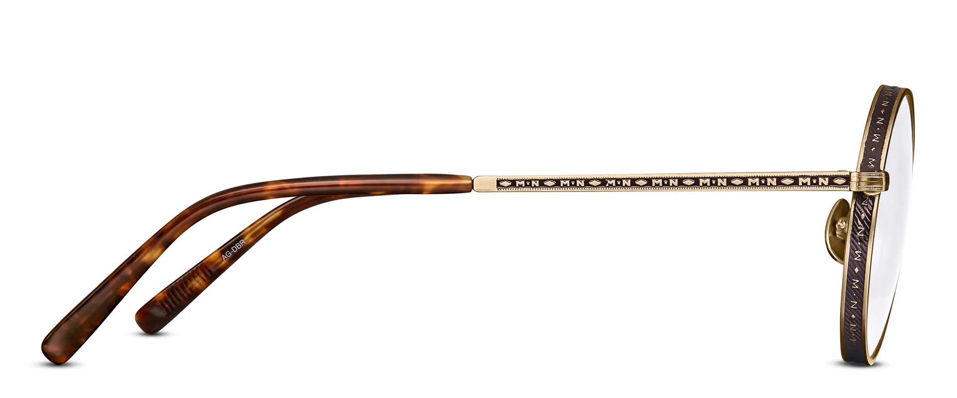 Occhiali da vista MATSUDA M3100 Antique Gold - Dark Brown