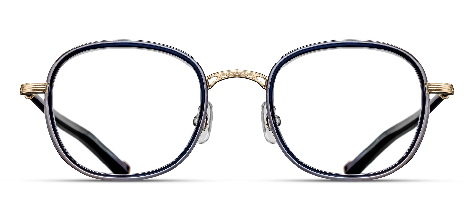 Occhiali da vista MATSUDA M3126 Brushed Gold - Dark Navy Crystal