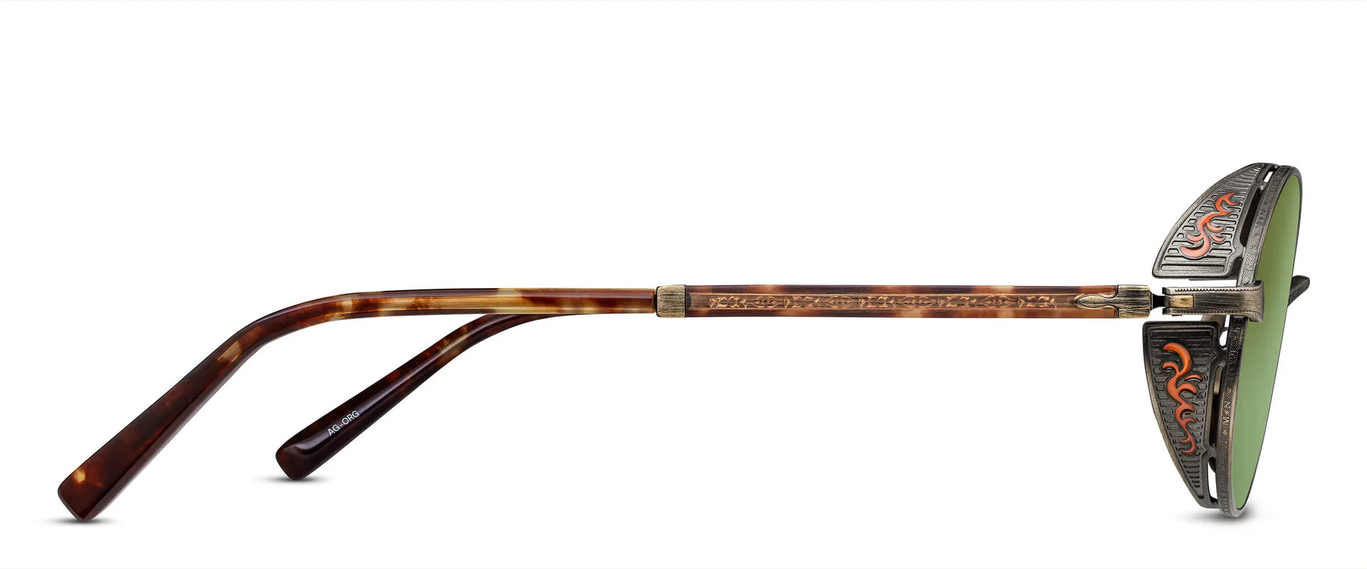 Occhiali da sole MATSUDA M3137 ANTIQUE GOLD-ORANGE