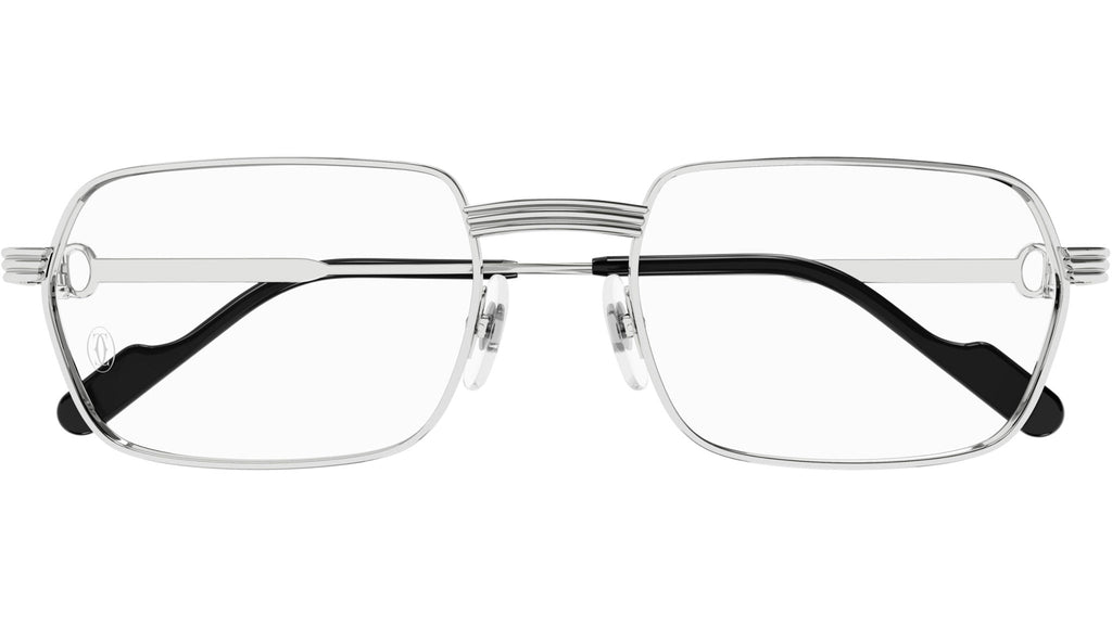 Occhiali da vista CARTIER CT0483O Smooth platinum finish
