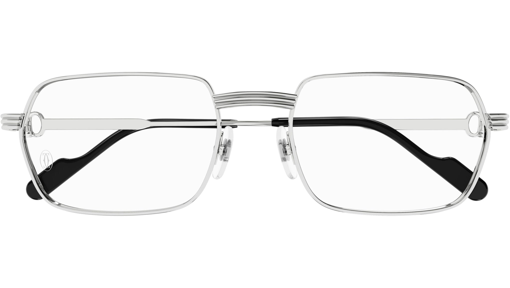 Occhiali da vista CARTIER CT0483O Smooth platinum finish
