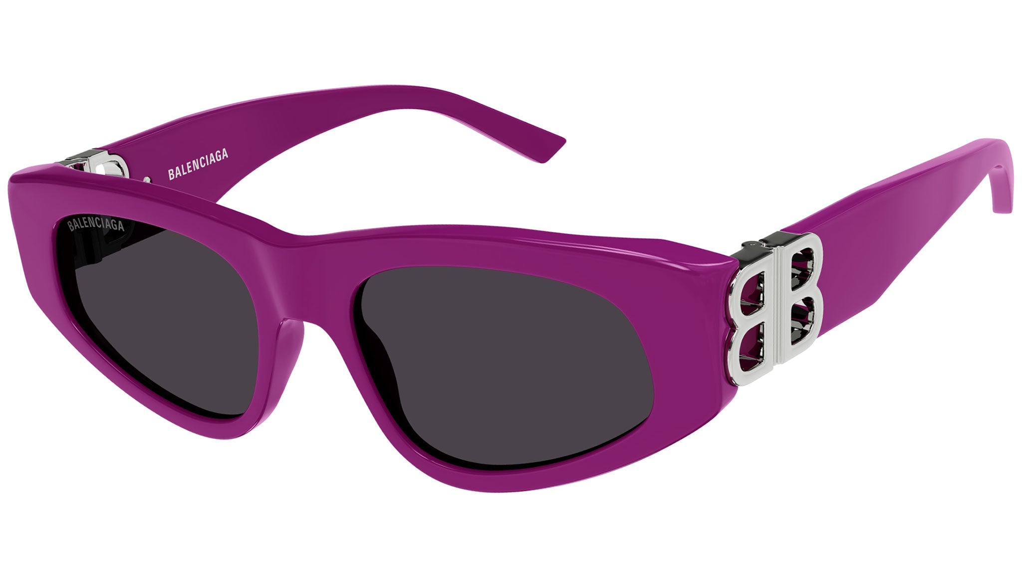 Occhiali da sole BALENCIAGA BB0095S Shiny solid fuchsia