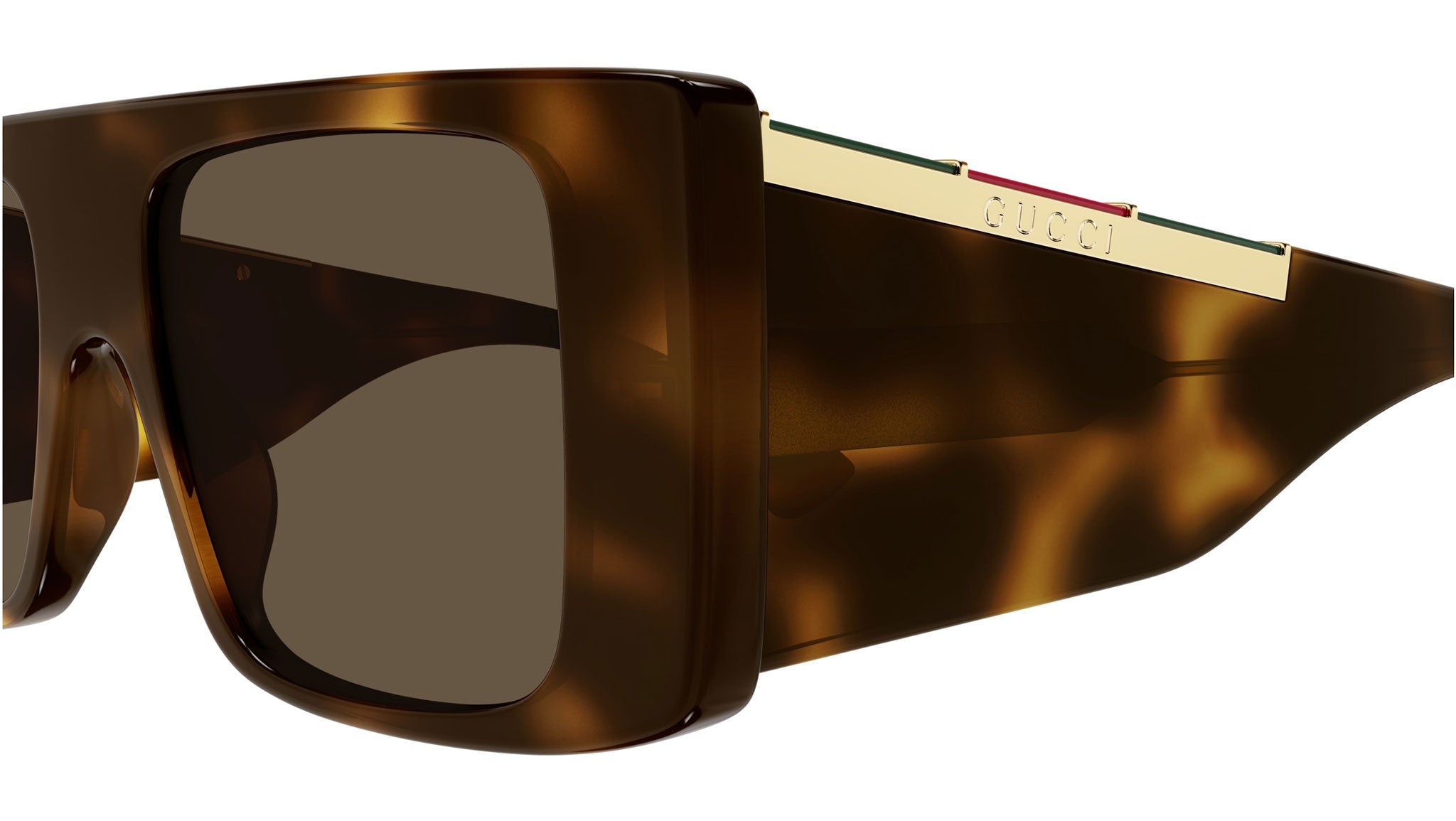 Occhiali da sole GUCCI GG1888S Shiny medium brown havana