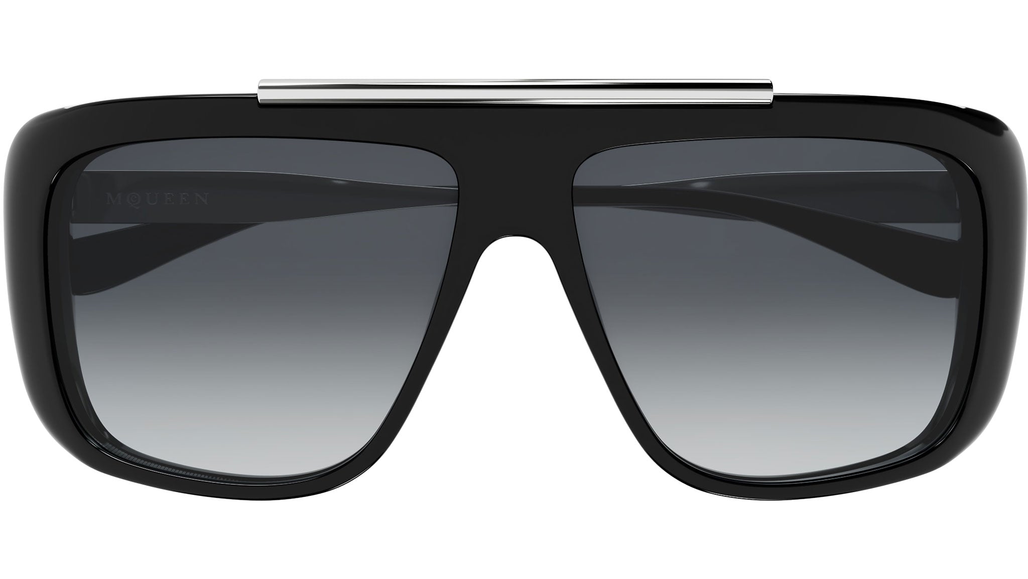 Occhiali da sole ALEXANDER MCQUEEN AM0492S Shiny solid black