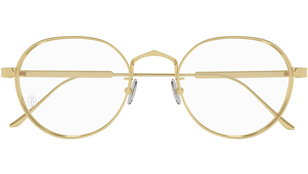 Occhiali da vista CARTIER CT0561OA Smooth golden finish