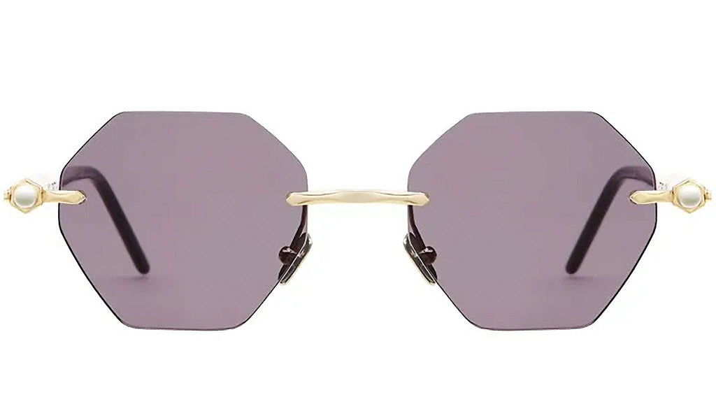 Occhiali da sole KUBORAUM P54 Pink gold + black matt + black shiny