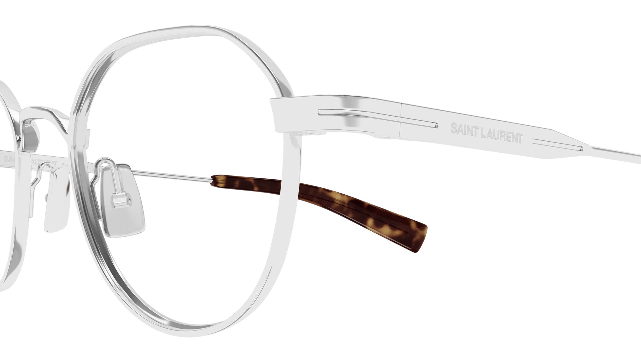 Occhiali da vista SAINT LAURENT SL730 Shiny silver