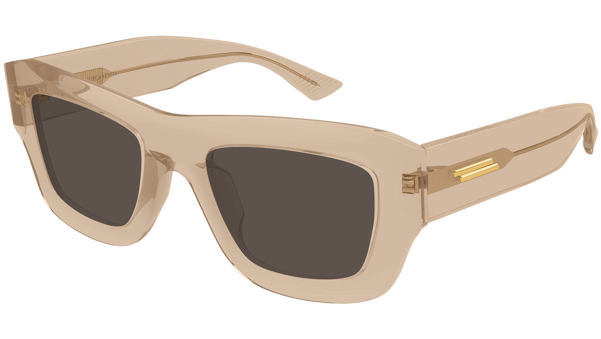 Occhiali da sole BOTTEGA VENETA BV1357S Shiny transparent light brown