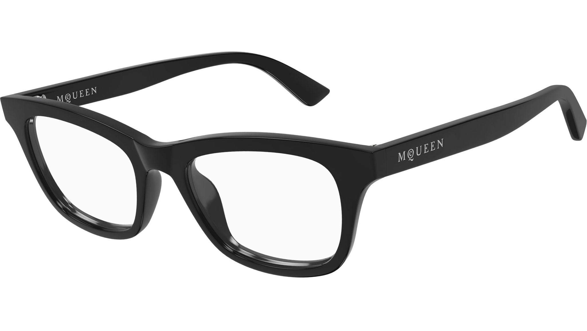 Occhiali da vista ALEXANDER MCQUEEN AM0515O Shiny solid anthracite