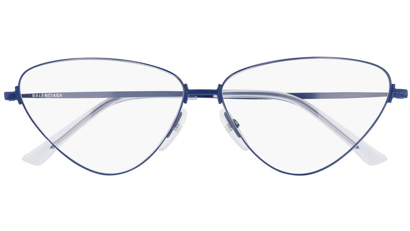 Occhiali da vista BALENCIAGA BB0015O Shiny solid varnished blue