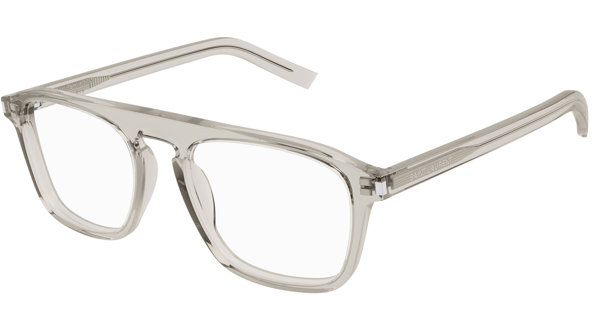 Occhiali da vista SAINT LAURENT SL157 Shiny transparent beige