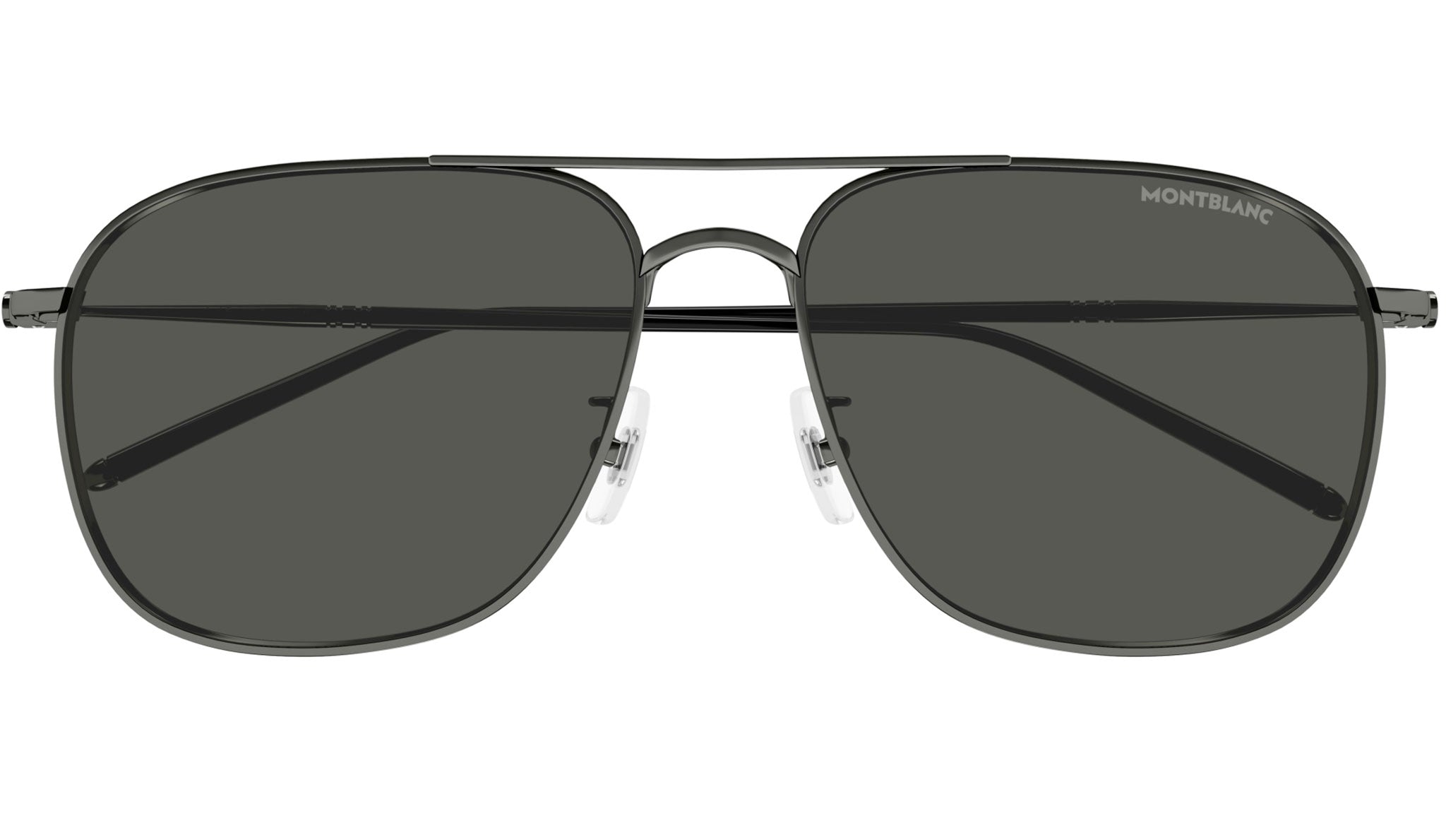 Occhiali da sole MONTBLANC MB0417SA Shiny dark ruthenium