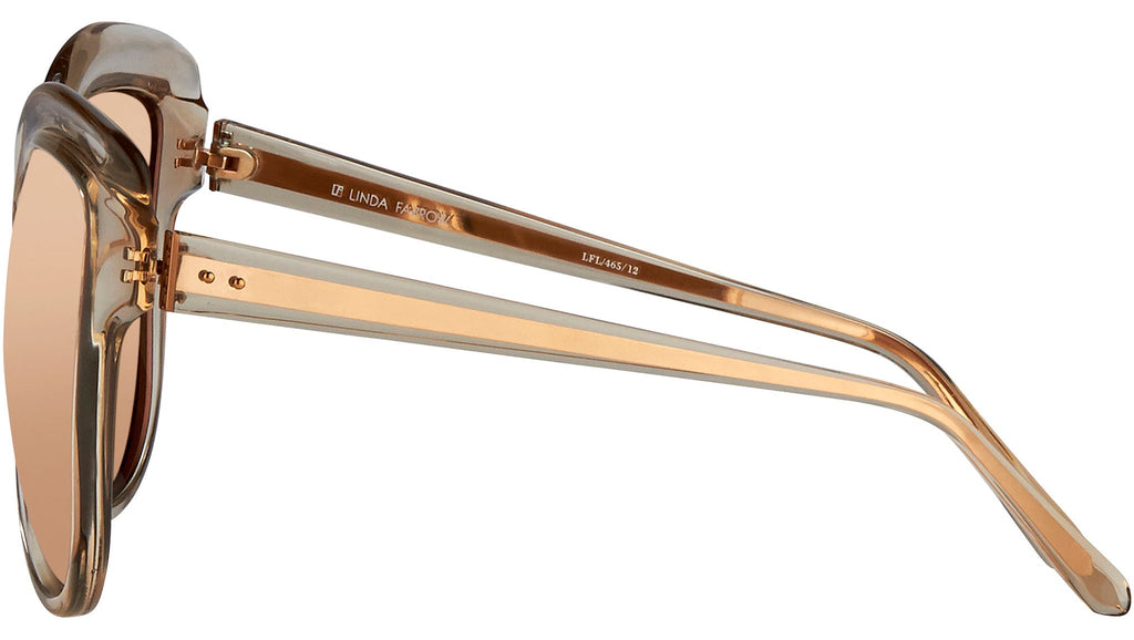 Occhiali LINDA FARROW 465 Ash grey rose gold