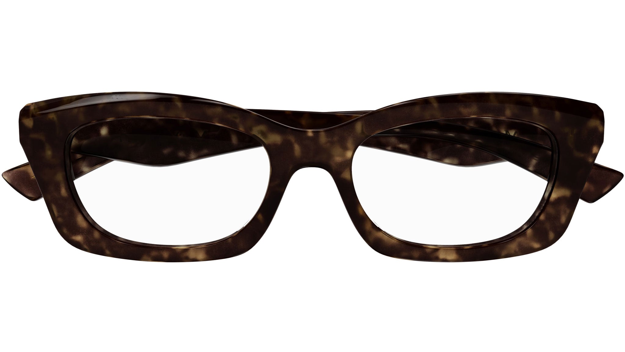Occhiali da vista ALEXANDER MCQUEEN AM0474O Shiny dark havana