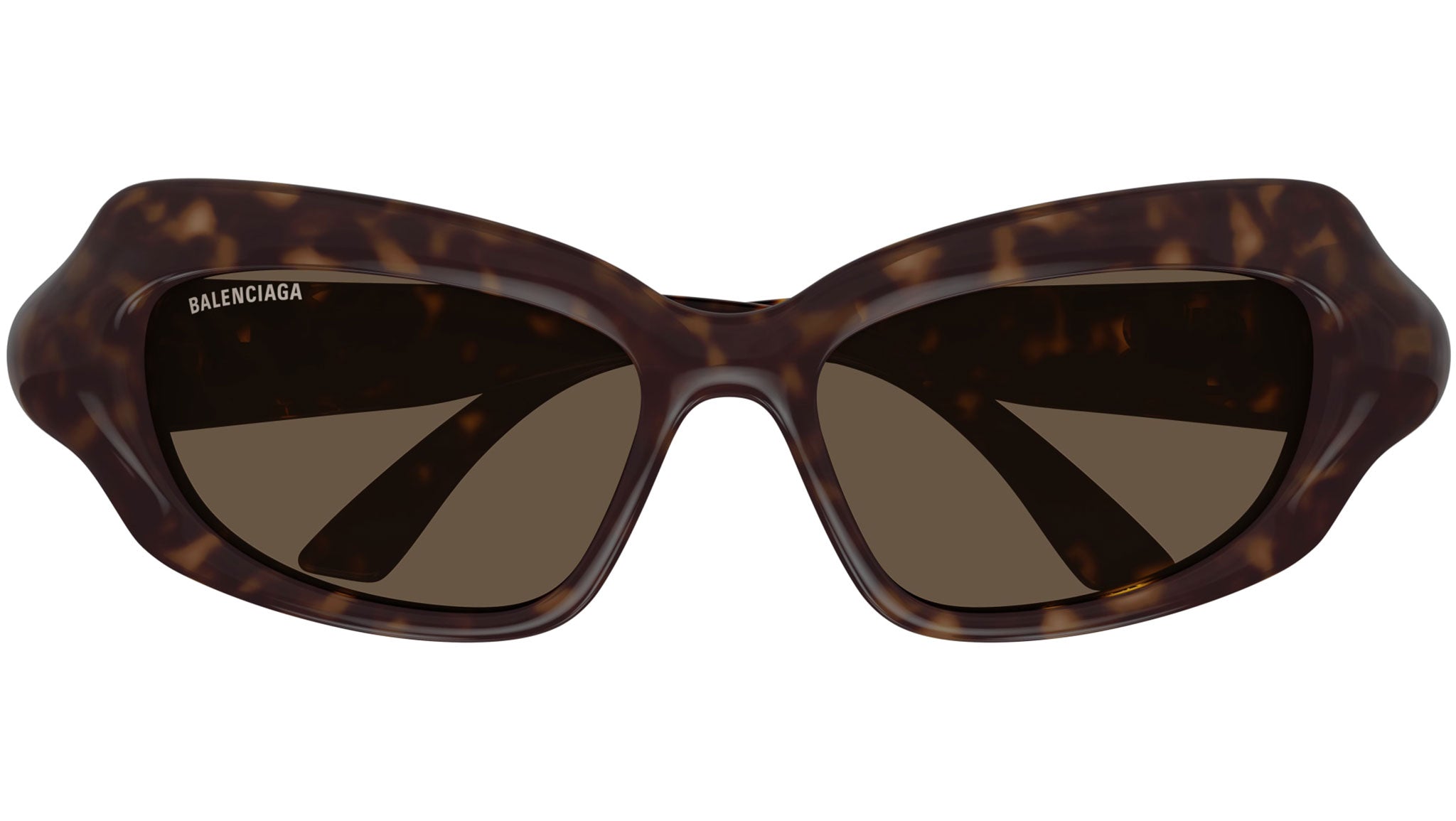 Occhiali da sole BALENCIAGA BB0354S Shiny dark havana
