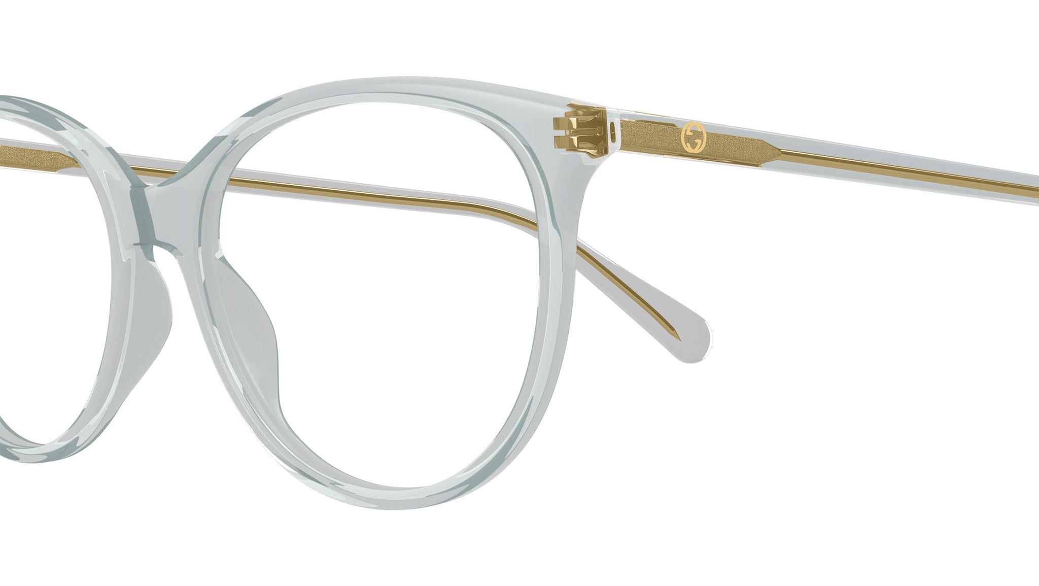 Occhiali da vista GUCCI Shiny transparent denim blue