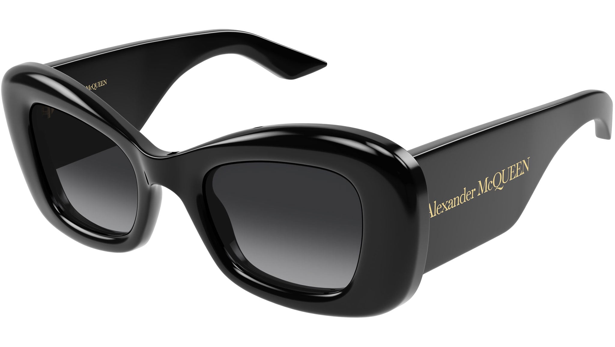 Occhiali da sole ALEXANDER MCQUEEN AM0434S Shiny solid black