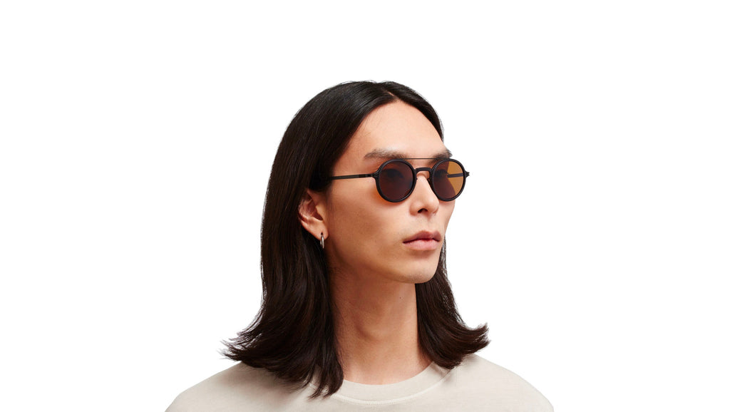 Occhiali da sole MYKITA HEMLOCK Cashmere grey black