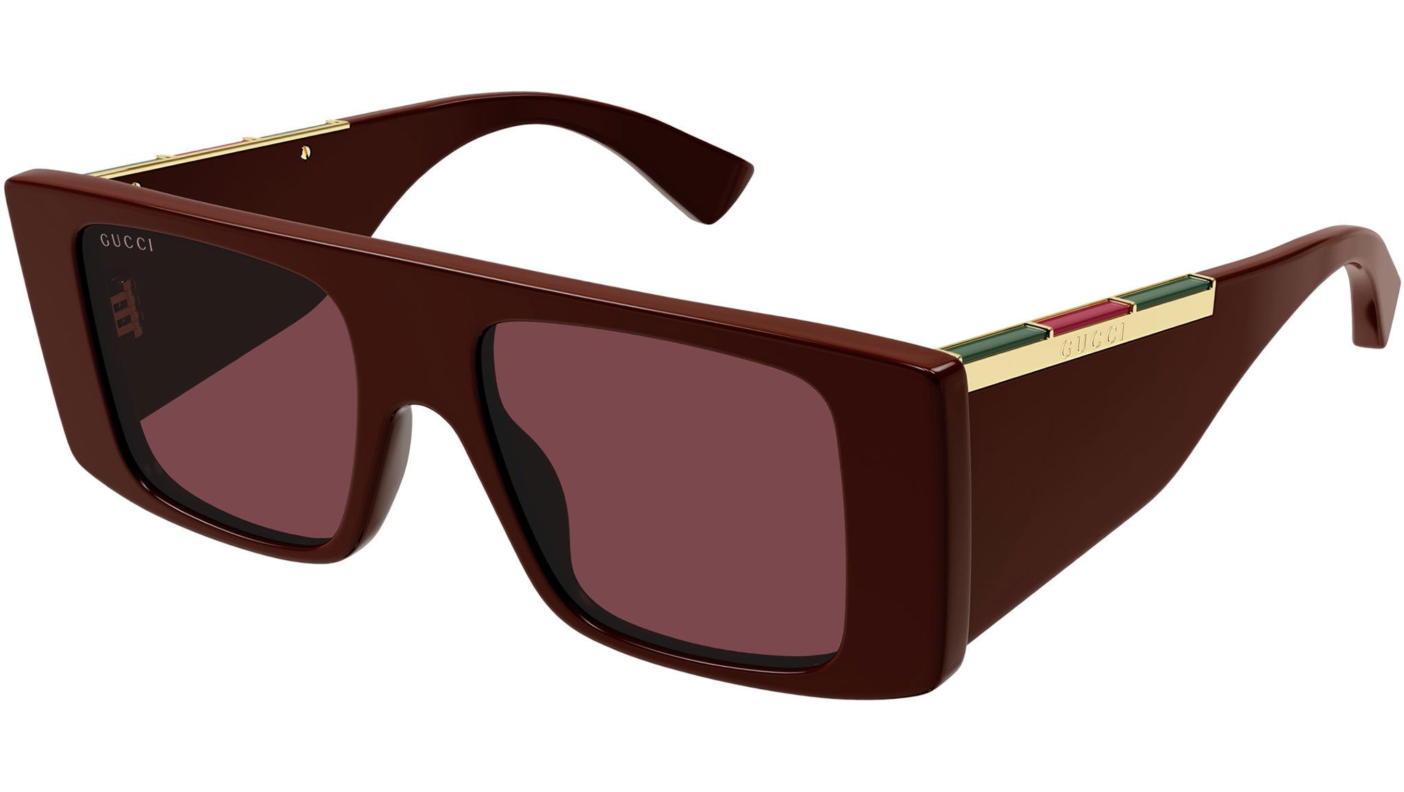 Occhiali da sole GUCCI GG1888S Shiny solid burgundy