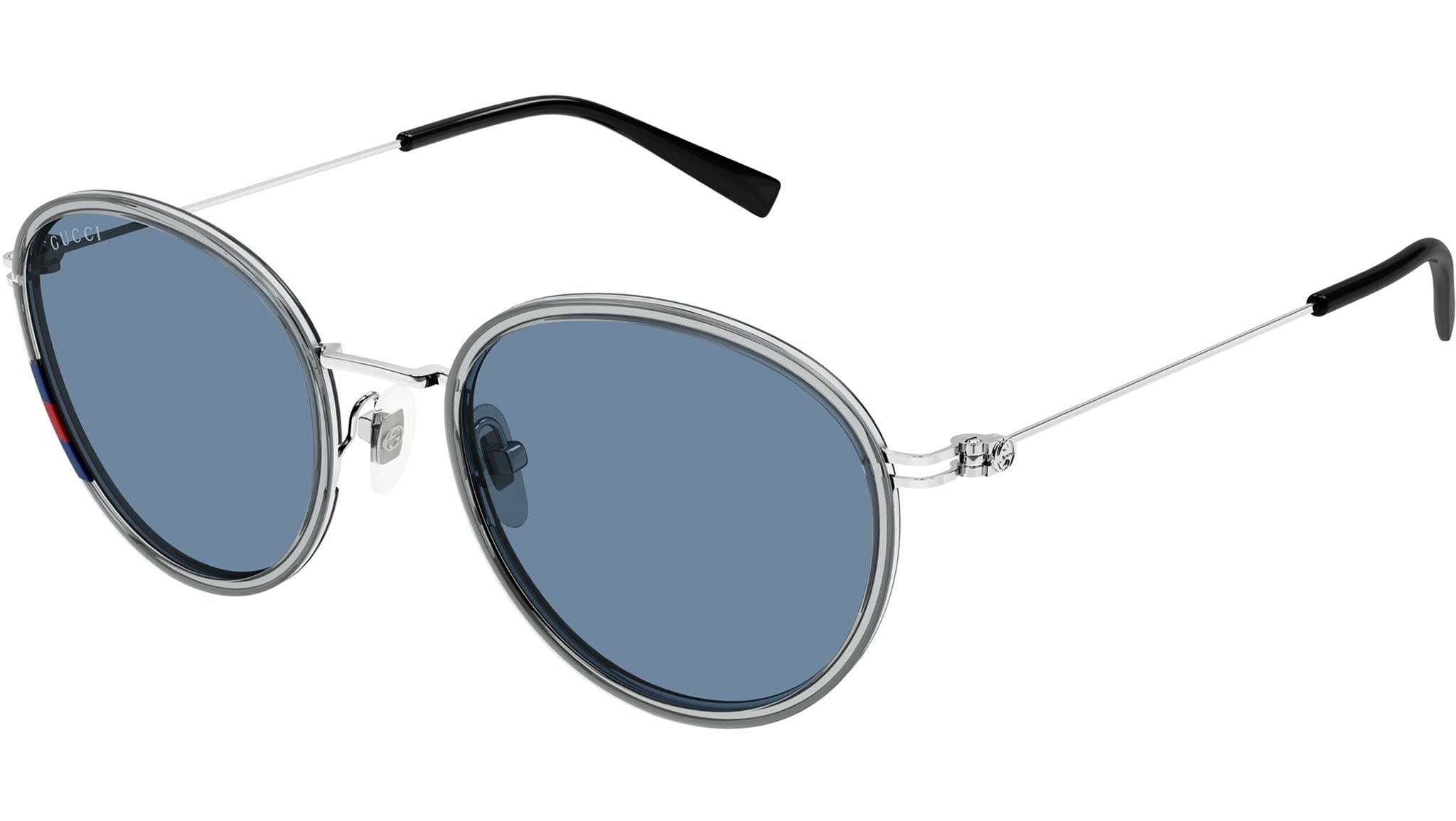 Occhiali da sole GUCCI GG1849S Shiny transparent cloudy grey