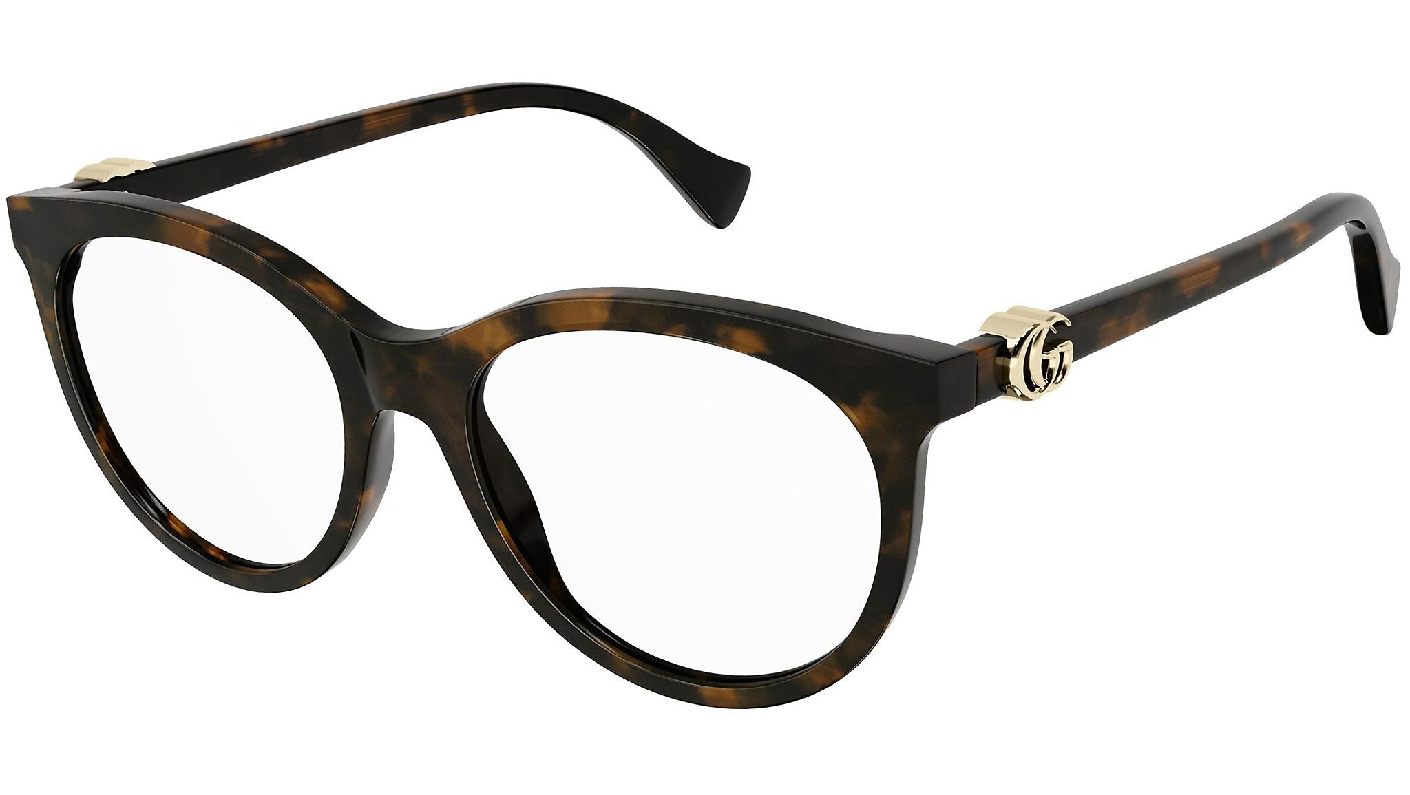 Occhiali da vista GUCCI GG1074O Shiny dark brown havana