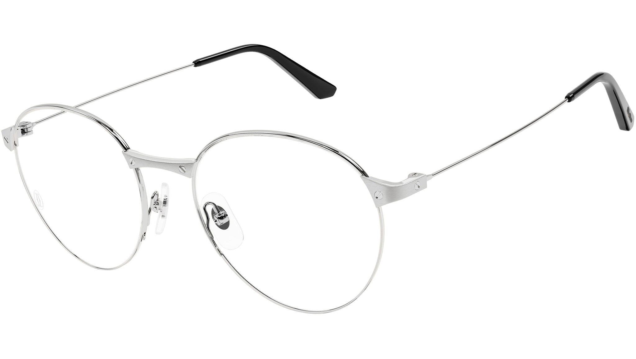 Occhiali da vista CARTIER CT0405O Smooth platinum finish