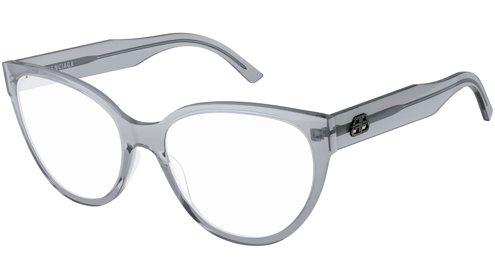 Occhiali da vista BALENCIAGA BB0064O Shiny transparent grey
