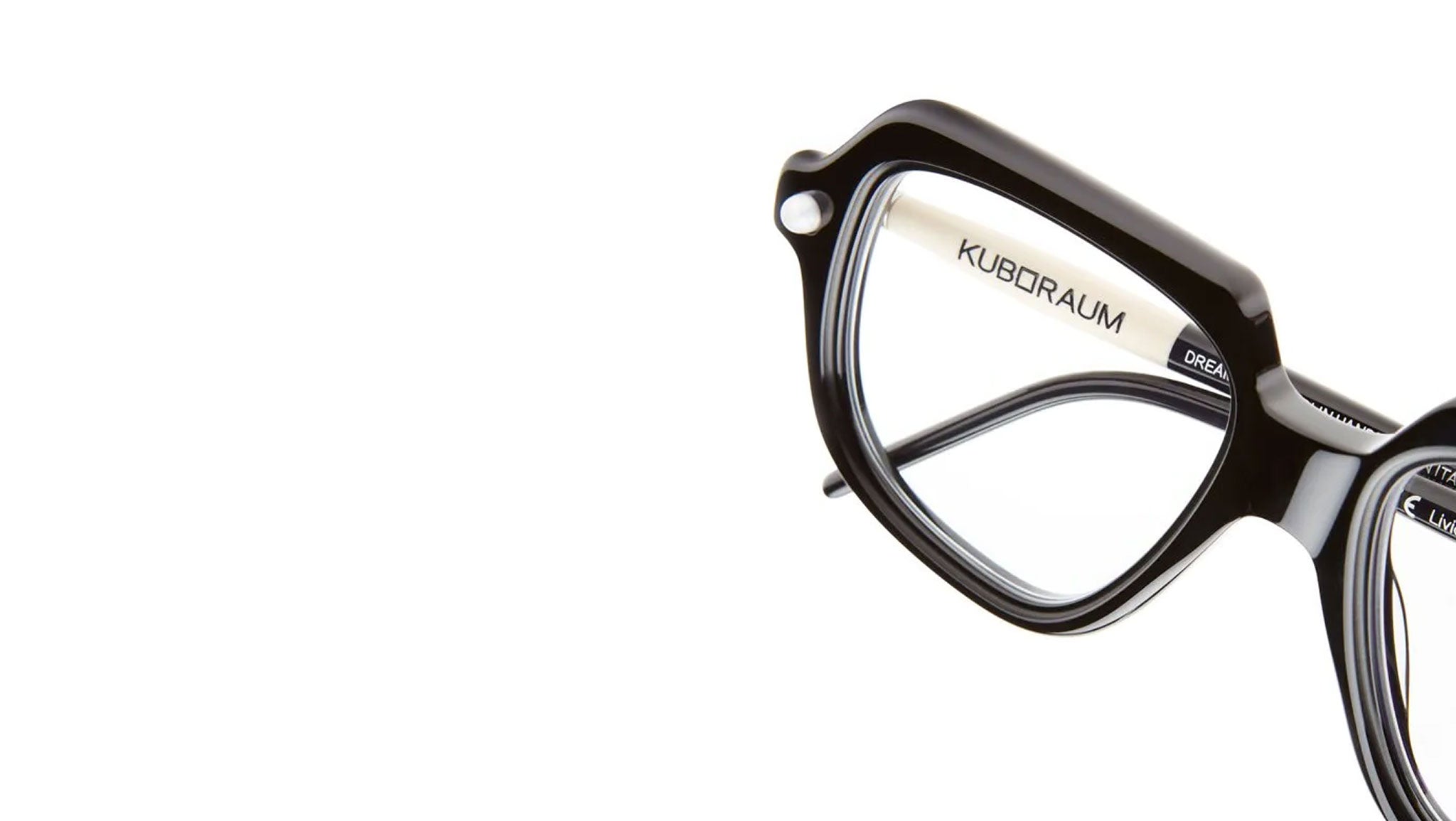 Occhiali da sole KUBORAUM P13 Black shine + cream